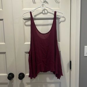 Magenta loose free people tank